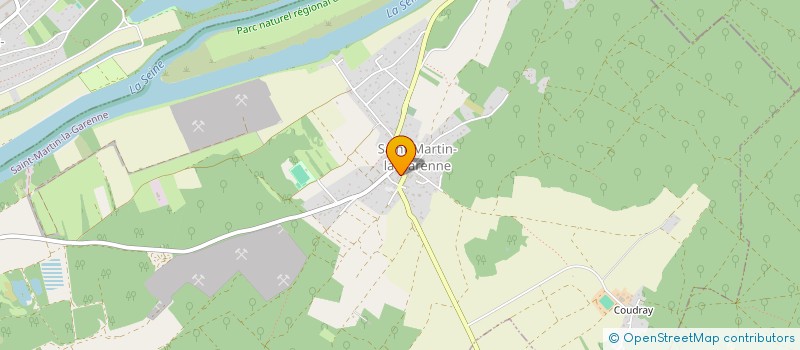 localisation de l'entreprise SCI LE BOIS DORMANT  SAINT-MARTIN-LA-GARENNE