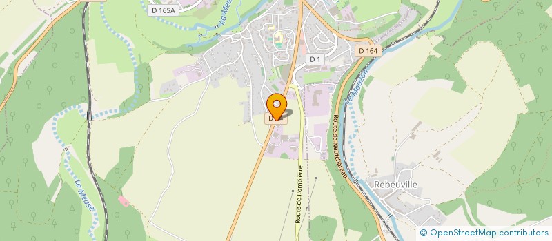 localisation de l'entreprise SCI LE BOIS DU CERF à NEUFCHATEAU