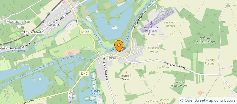 localisation de l'entreprise SCI LE BOIS DU MARAIS  MORET-LOING-ET-ORVANNE