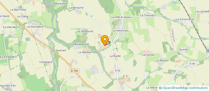 localisation de l'entreprise SCI LE BOIS DU MERLE  CORSEUL