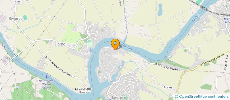 localisation de l'entreprise SCI LE BOIS DU MOULIN  LAGRAVE