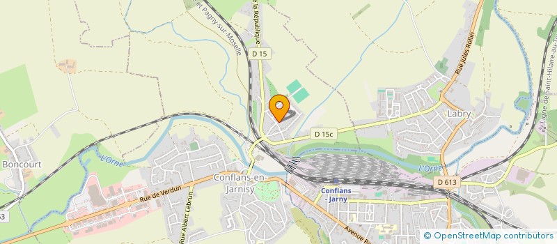 localisation de l'entreprise SCI LE BOIS DU PAROIS  JARNY