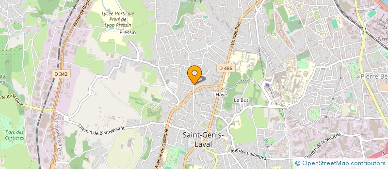 localisation de l'entreprise SCI LE BOIS DU ROY  SAINT-GENIS-LAVAL