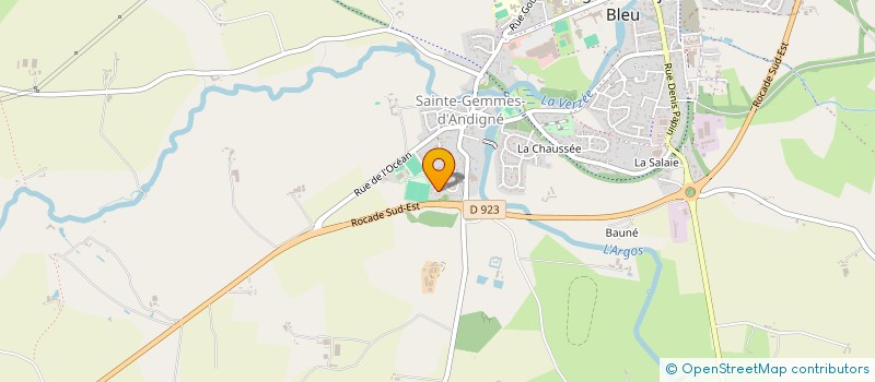 localisation de l'entreprise SCI LE BOIS FLEURY à SEGRE-EN-ANJOU BLEU