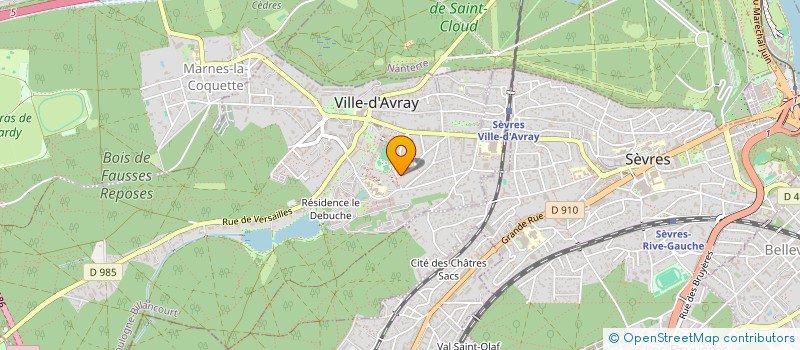 localisation de l'entreprise SCI LE BOIS JOLI  VILLE-D'AVRAY