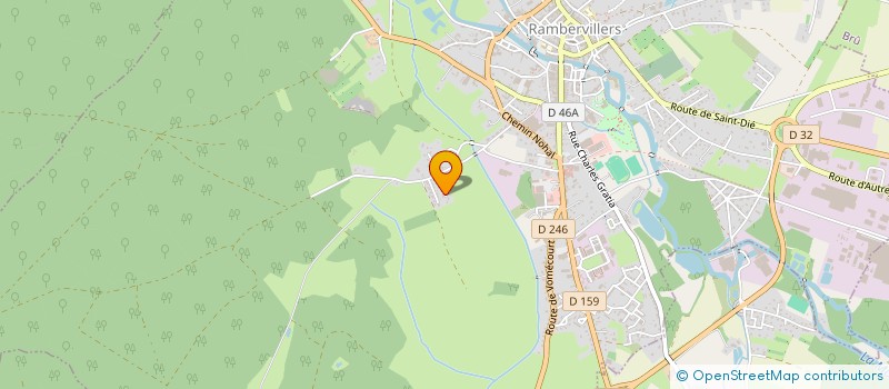 localisation de l'entreprise SCI LE BOIS JOLI  RAMBERVILLERS