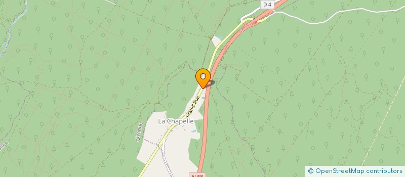 localisation de l'entreprise SCI LE BOIS JOLY  LA CHAPELLE