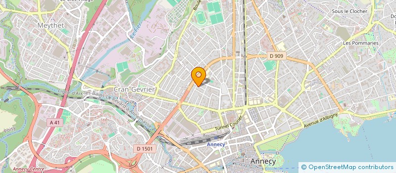 localisation de l'entreprise SCI LE BOIS MILLET  ANNECY