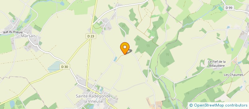 localisation de l'entreprise SCI LE BOIS PAYNANT  MARSAIS-SAINTE-RADEGONDE