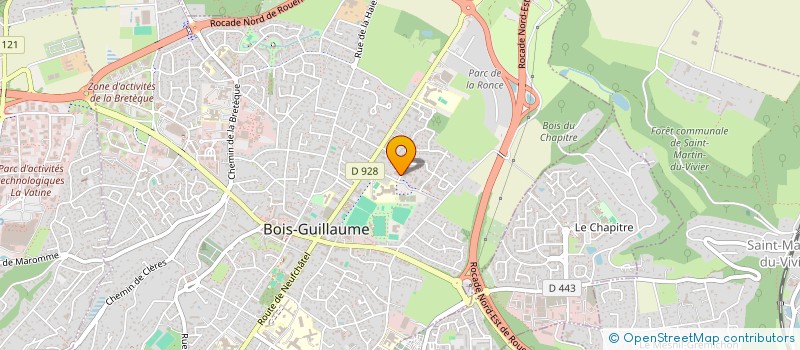 localisation de l'entreprise SCI LE BOIS PLAGE à BOIS-GUILLAUME