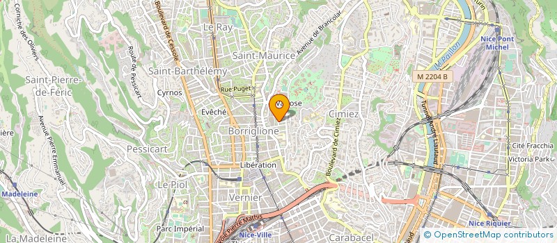 localisation de l'entreprise SCI LE BOIS ROND à NICE