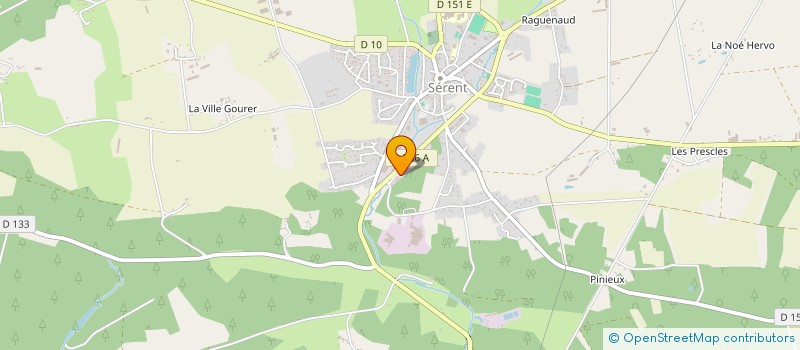 localisation de l'entreprise SCI LE BOIS SERENTAIS  SERENT