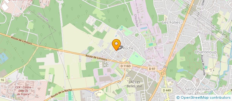 localisation de l'entreprise SCI LE BOIS TALON  OLLAINVILLE