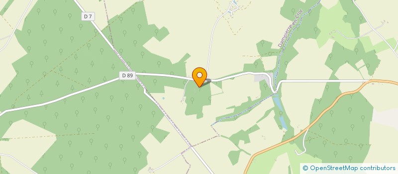 localisation de l'entreprise SCI LE BOIS THOMAS  DAMPIERRE-EN-CROT