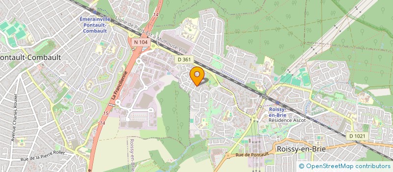 localisation de l'entreprise SCI LE BOISMORTIER  ROISSY-EN-BRIE