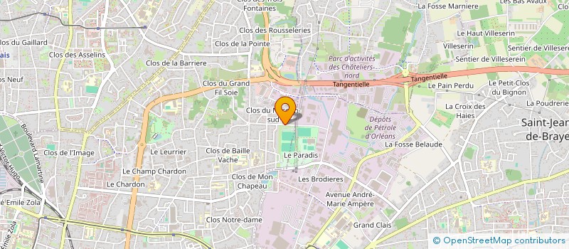 localisation de l'entreprise SCI LE BOMBAY  ORLEANS