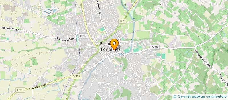 localisation de l'entreprise SCI LE BON MARTINET  PERNES-LES-FONTAINES