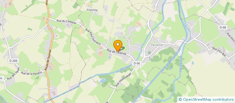 localisation de l'entreprise SCI LE BONGO  NIVELLE