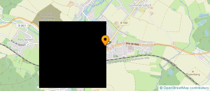 localisation de l'entreprise SCI LE BONHEUR  DANNEMARIE