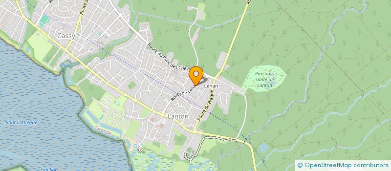 localisation de l'entreprise SCI LE BONHEUR EST DANS LE PRE  LANTON