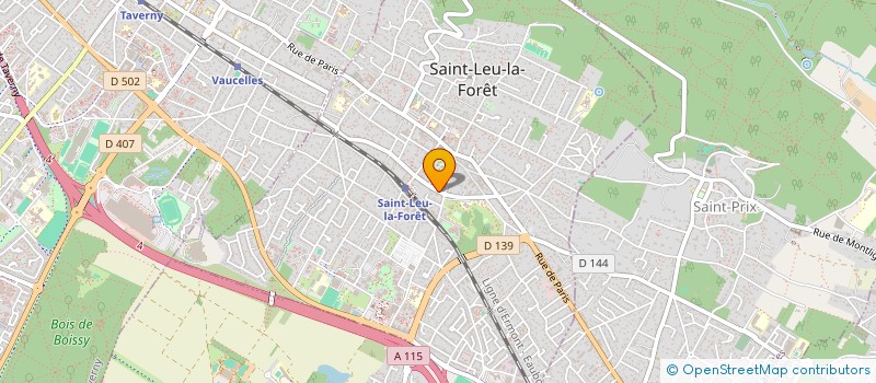 localisation de l'entreprise SCI LE-BONNIERE  SAINT-LEU-LA-FORET