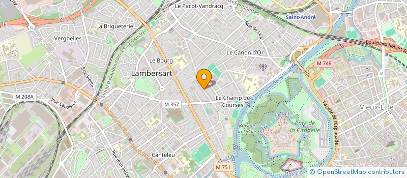 localisation de l'entreprise SCI LE BORD DE LYS à LAMBERSART