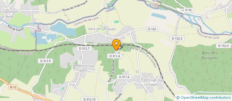 localisation de l'entreprise SCI LE BOSC à LOUVILLIERS-EN-DROUAIS