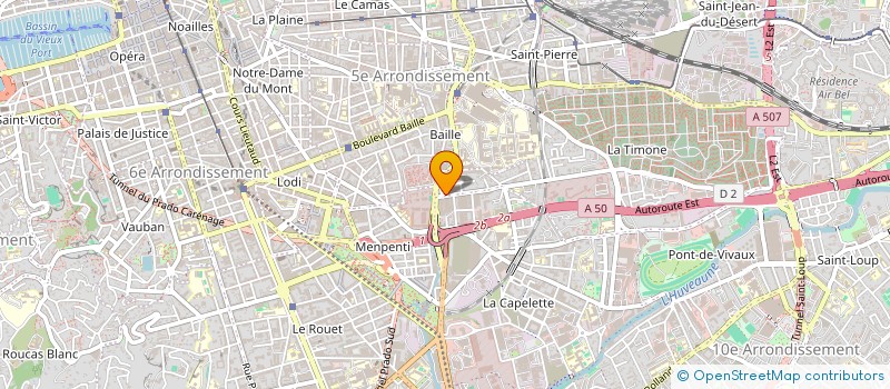 localisation de l'entreprise SCI LE BOSCO à MARSEILLE