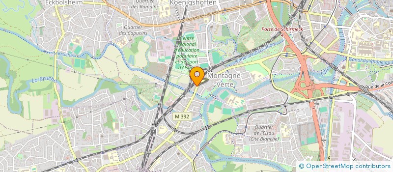 localisation de l'entreprise SCI LE BOSPHORE  STRASBOURG