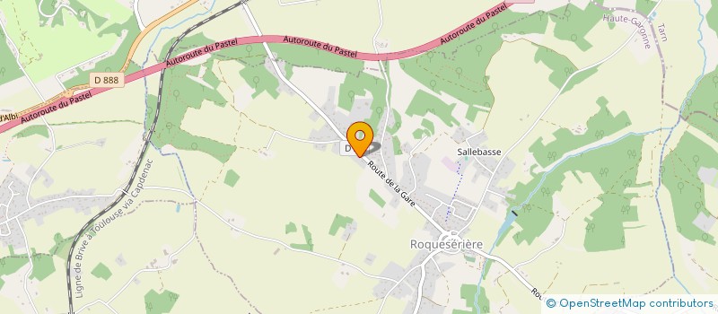 localisation de l'entreprise SCI LE BOSQUET  MONTPITOL