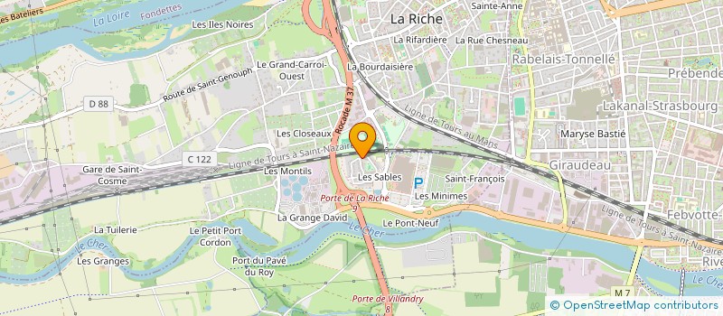 localisation de l'entreprise SCI LE BOSQUET  LA RICHE