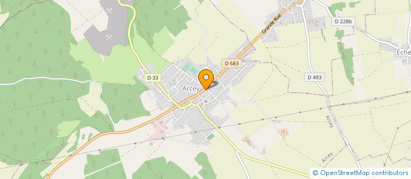 localisation de l'entreprise SCI LE BOSQUET  ARCEY