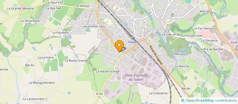 localisation de l'entreprise SCI LE BOSQUET  CARQUEFOU