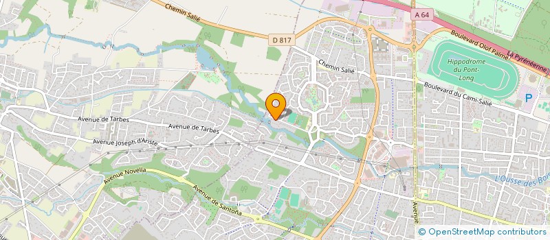 localisation de l'entreprise SCI LE BOSQUET  LONS