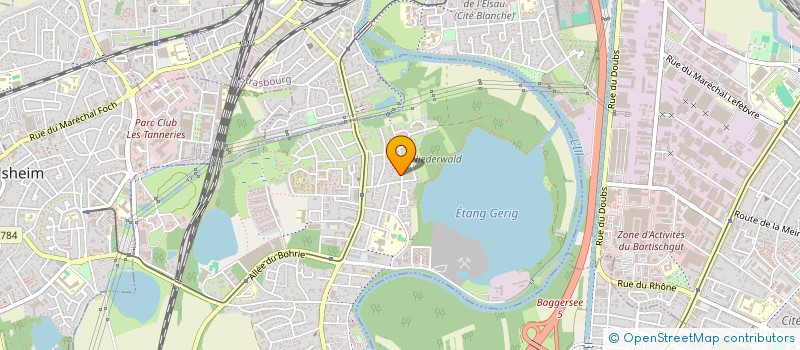 localisation de l'entreprise SCI LE BOSQUET AUX LUTINS  OSTWALD