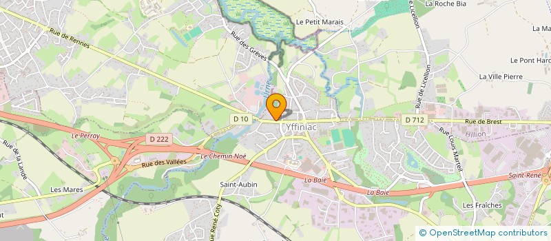 localisation de l'entreprise SCI LE BOSTAN  YFFINIAC