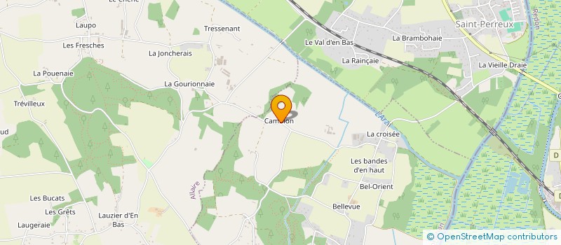 localisation de l'entreprise SCI LE BOT LESOUEF  SAINT-JEAN-LA-POTERIE