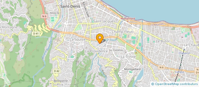 localisation de l'entreprise SCI LE BOTANIA à SAINT-DENIS