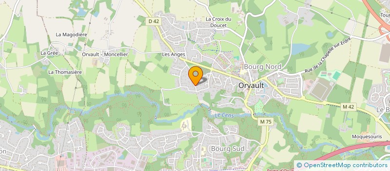 localisation de l'entreprise SCI LE BOTERFF-GRAIZ à ORVAULT