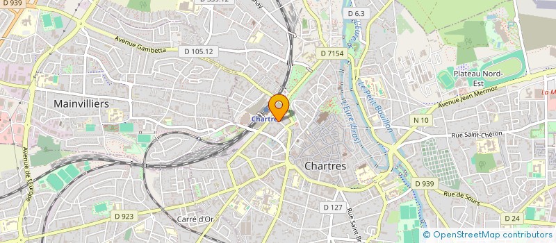 localisation de l'entreprise SCI LE BOTT à CHARTRES