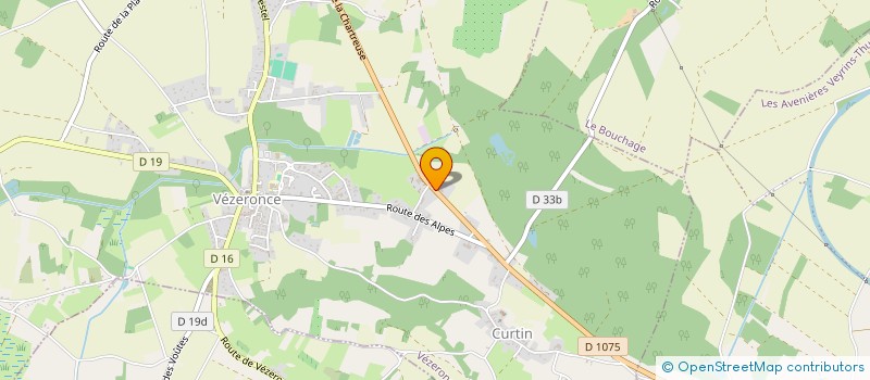 localisation de l'entreprise SCI LE BOU  VEZERONCE-CURTIN