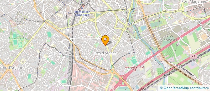localisation de l'entreprise SCI LE BOUCANIER à MONTPELLIER