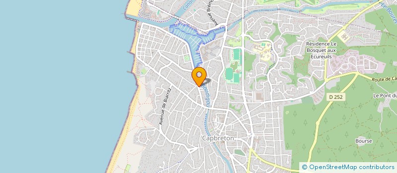 localisation de l'entreprise SCI LE BOUDIGAU  CAPBRETON