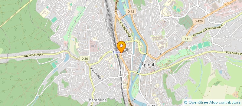 localisation de l'entreprise SCI LE BOUDIOU à EPINAL