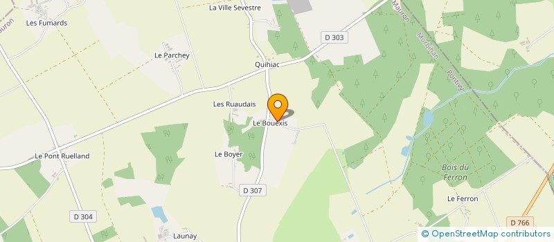 localisation de l'entreprise SCI LE BOUEXIS  MAURON