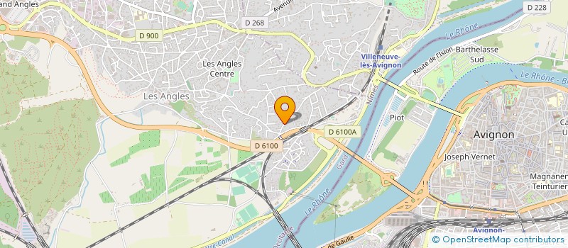 localisation de l'entreprise SCI LE BOUFADOU  LES ANGLES