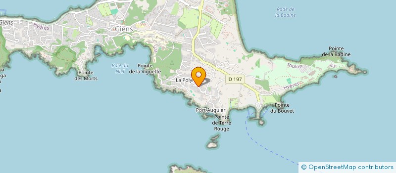 localisation de l'entreprise SCI LE BOUGAINVILLIER à HYERES