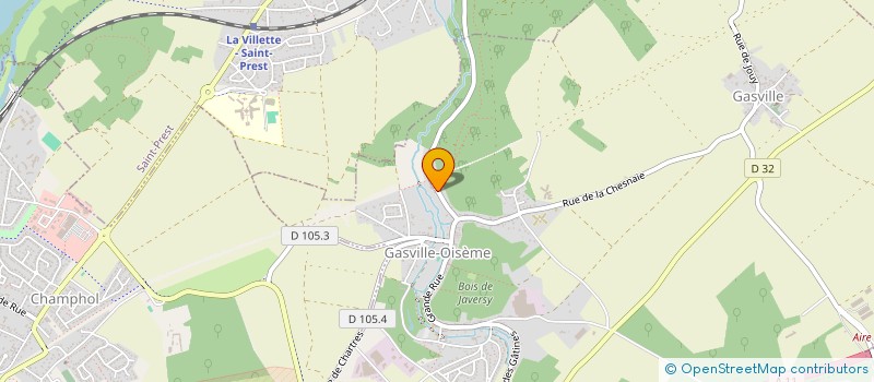 localisation de l'entreprise SCI LE BOUGUENEAU à GASVILLE-OISEME