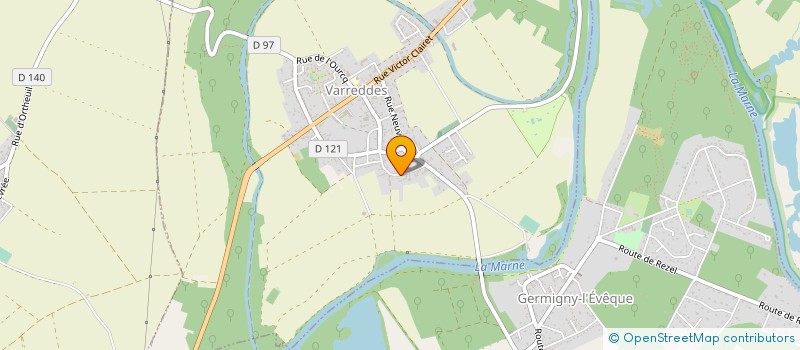 localisation de l'entreprise SCI LE BOULANGER  VARREDDES