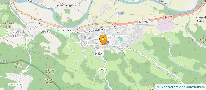 localisation de l'entreprise SCI LE BOULANT à PRAT-BONREPAUX
